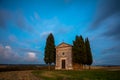 Long Exposure Famous Tuscany Landscape Royalty Free Stock Photo