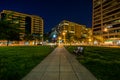 Long Exposure of Farragut Square in Downtown Washington, District of Columbia