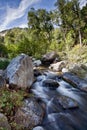 Long Exposure Flowing River Sedona Arizona Oak Creek Canyon