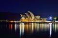 Long exposure fo SYDNEY AUSTRALIA - August 22, 2015 : View of su Royalty Free Stock Photo