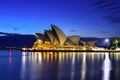 Long exposure fo SYDNEY AUSTRALIA - August 22, 2015 : View of su Royalty Free Stock Photo