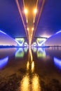 Long exposure of Garhoud bridge from underneath.