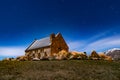 Long exposure good shepherd chapel Royalty Free Stock Photo