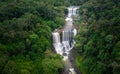 Long exposure image of Bousra Waterfall in Mondulkiri, Cambodia Royalty Free Stock Photo