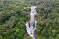 Long exposure image of Bousra Waterfall in Mondulkiri, Cambodia Royalty Free Stock Photo