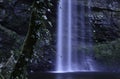 Long Exposure image, Henrhyd waterfall, Brecon Beacons, South Wales Royalty Free Stock Photo