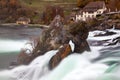 long exposure image of Rhine falls, Schaffhausen, Switzerland Royalty Free Stock Photo