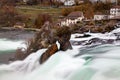 long exposure image of Rhine falls, Schaffhausen, Switzerland Royalty Free Stock Photo