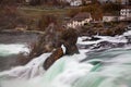 long exposure image of Rhine falls, Schaffhausen, Switzerland Royalty Free Stock Photo
