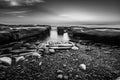 Long exposure La Jolla Royalty Free Stock Photo