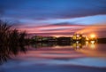 long exposure landscape sunrise sugar factory Smokestack in fact