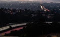 Long Exposure light trails as seen from the Oakland hills