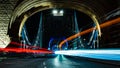 Long Exposure looking through the archway of Tower Bridge Royalty Free Stock Photo