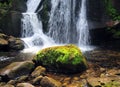 Long Exposure Of The Lower Triberg Falls In Black Forest Germany Royalty Free Stock Photo