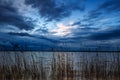 Long exposure of magic sunrise. Photographed using ND filter and