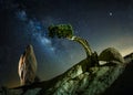 Monolith rock and Josha Tree National park