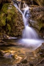 Long Exposure of Mountain Stream Water Fall Royalty Free Stock Photo