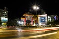 Long exposure of Odean circle in chinatown, Thailand Royalty Free Stock Photo