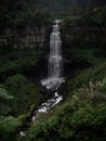 Long exposure panorama of Bogota river canyon waterfall Salto del Tequendama, Soacha Cundinamarca Colombia South America