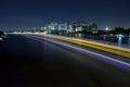 Long exposure photography of chaopraya river most important rive