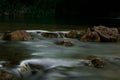 Long exposure photography in a small waterfall