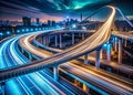 Long Exposure Photography Unveiling the Intricate Design and Structural Reinforcement of Advanced Composite Materials