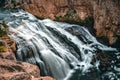 Long exposure picture of river located in Yellowstone National Park Royalty Free Stock Photo