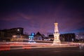 Long exposure picture of Yogyakarta monument, which is also a cultural heritage