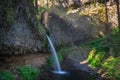 Long exposure of Ponytail Falls also known as Upper Horsetail Falls Royalty Free Stock Photo