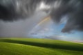 Long exposure rainstorm