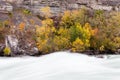 Rapids Flow Through Niagara Gorge, Canada Royalty Free Stock Photo