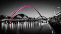 Long exposure on the River Tyne Royalty Free Stock Photo