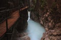 Mystical View of Leutasch Ghost Gorge in Austria