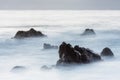 Long exposure of sea Royalty Free Stock Photo