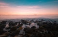 Long exposure seascape at Koh Yao Yai Coast of first light in morning, Koh Yao Yai,Phangnga,Thailand