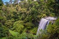 Long exposure shot of Zillie Falls in the summer in Queensland, Australia Royalty Free Stock Photo