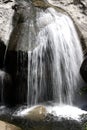 Long Exposure Small Waterfall Yosemite National Park California