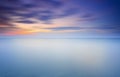 Long Exposure of soft sunset for background