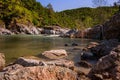 South Yuba River in California, State Park, on a sprimg morning Royalty Free Stock Photo