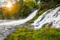 Stunning and popular waterfalls in Coo, Ardennes, Belgium.