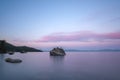 Bonsai Rock Sunrise Long Exposure Royalty Free Stock Photo