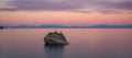 Bonsai Rock Panorama sunrise from Nevada Royalty Free Stock Photo