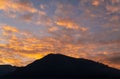 Pichincha Volcano Sunset, Quito, Ecuador Royalty Free Stock Photo