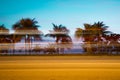 Miami Florida Highway blur