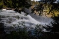 Long exposure of Tannforsen waterfall in Sweden.