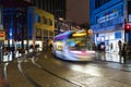 Tram long exposure Royalty Free Stock Photo