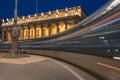 BORDEAUX AND ITS TRAMWAY IN FRONT OF THE GRAND THEATER - LONG POSITION PHOTO