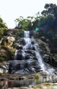 Long Exposure of Upper Diyaluma Waterfall Falls Ella Sri Lanka