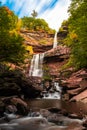 Long exposure of upper and lower Kaaterskill falls