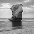 Empty shingle beach at Durdle Door Royalty Free Stock Photo